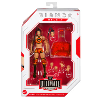 WWE Ultimate Edition Bianca Belair Action Figure & Accessories Set, 6-inch Collectible, 30 Articulation Points - Image 2 of 6