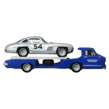 Hot Wheels Collector Veículo de Brinquedo Caminhão de transporte Carry on e Porsche 906 Carrera 6 66 - Imagen 4 de 6