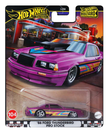 Hot Wheels Collector Vehículo de Colección 86 Ford Thunderbird Pro