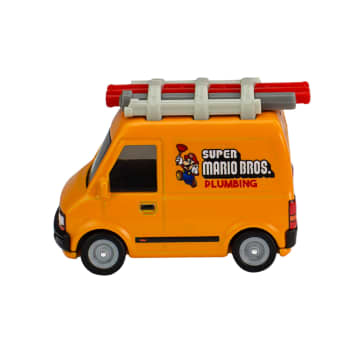 Hot Wheels Collector Veículo de Brinquedo Mario o Filme Van de Encanador - Imagem 4 de 7