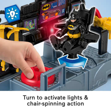 Imaginext DC Super Friends Bat Command Center Playset With Lights & Batman Figure - Imagen 3 de 6