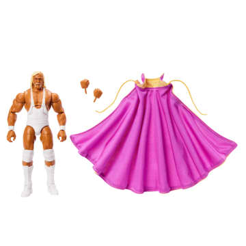 WWE Elite Collection Hulk Hogan Legends Action Figure With Singlet & Cape Accessory - Imagen 4 de 7