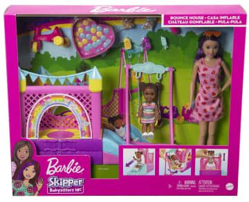 Barbie Skipper Babysitters Inc. Bounce House Playset With Dolls & Accessories - Image 6 of 6