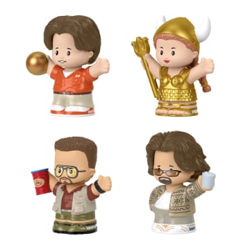 Fisher-Price Little People Collector The Big Lebowski Special Edition Set For Adults & Fans, 4 Figures