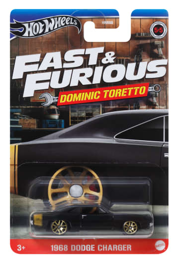 Hot Wheels Themed Veículo de Brinquedo Carro Fast e Furious 68 Dogde Charger - Image 5 of 5