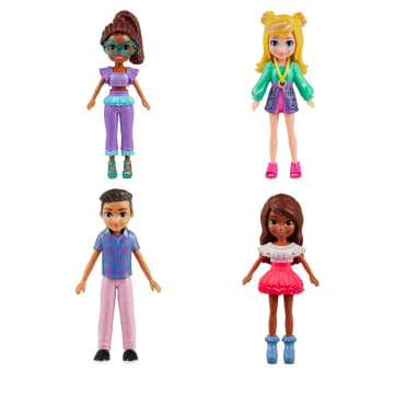 Polly Pocket  Coffret Mode  Aventures à Rio, 4Poupées, 49Éléments