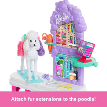 Barbie World Paw Spa Playset With Wash And Groom Stations, 3 Pets, & Styling.Accessories - Imagem 3 de 6