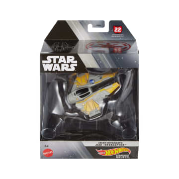 Hot Wheels Collector Veículo de Brinquedo Star Wars Jedi Interseptor do Anakin