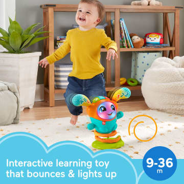 Fisher-Price DJ Bouncin’ Beats Electronic Baby & Toddler Learning Toy With Bouncing Action