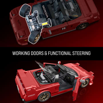 (Sold Out) Mattel Brick Shop Hot Wheels ’90 Acura Nsx Building Toy (876 Pieces), For Collectors - Imagen 6 de 6