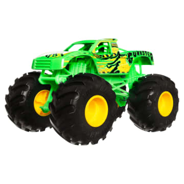 Hot Wheels Monster Trucks Veículo de Brinquedo Gunkster Escala 1:24