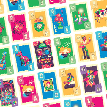 UNO Canvas Dia De Muertos Game Deck