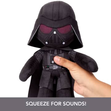 Star Wars Plush Talkers Darth Vader Soft Toy, 11 To 12-Inch Collectible Plush With Sound & Phrases - Imagen 3 de 6