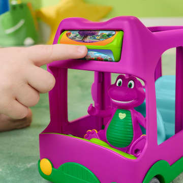 Barney Vehículo de Juguete Autobús de Aventuras - Imagem 3 de 6