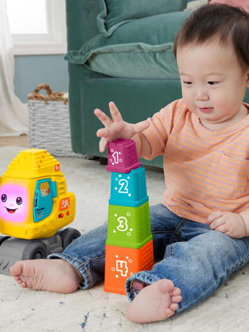 Fisher-Price  Grue Comptage et Empilage, Blocs, Lumières, Sons, Mult. - Image 4 of 5