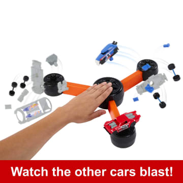 Hot Wheels Build ‘n Slam Kids Games | Car Game | Family Game Night - Imagen 5 de 6
