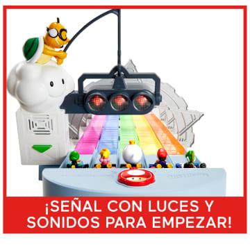 Hot Wheels Mario Kart Pista de Juguete Senda Arcoíris