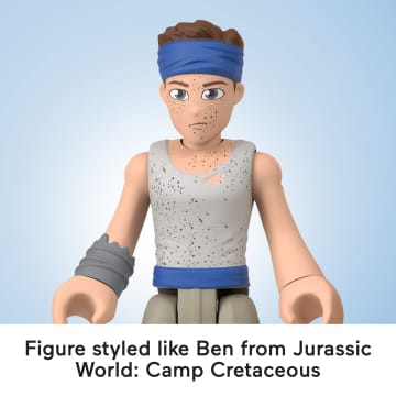 Imaginext Jurassic World Bumpy & Ben Dinosaur Toy Set For Preschool Kids, 2 Pieces