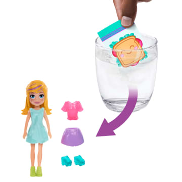 Polly Pocket  Coffret de Jeu et Poupée  Mini Looks, Poupée 7,62Cm - Imagem 4 de 6