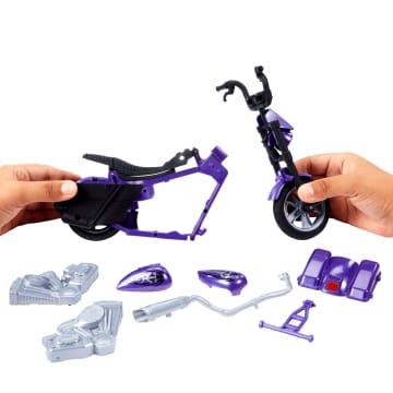Wwe  Wrekkin’  Véhicule et Fig.  Boneyard Slamcycle et Undertaker - Image 3 of 6