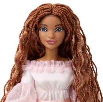 Disney The Little Mermaid Celebration Ariel Fashion Doll With Red Hair And Pink Dress - Imagen 2 de 6