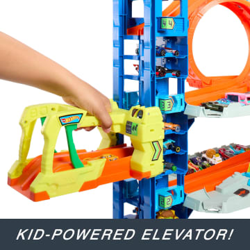 Hot Wheels City Ultimate Garage Playset With 2 Die-Cast Cars, Toy Storage For 50+ Cars