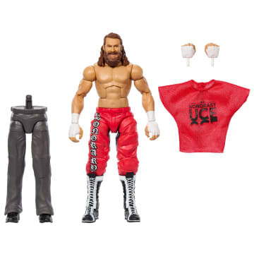 WWE Elite Collection Premium Live Event Sami Zayn Action Figure & Accessories, Build-A-Figure Pieces