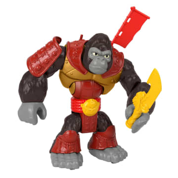 Imaginext Silverback Gorilla Smash Punching Action Figure For Preschool Kids, 3 Pieces - Image 6 of 6