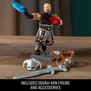 MEGA Skyrim Alduin The World Waster Building Kit With Action Figure (619 Pieces) For Collectors - Imagen 6 de 6