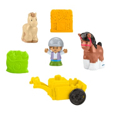 Fisher-Price-Little People-L’Écurie des Joyeux Chevaux Avec 6Éléments - Imagen 5 de 6