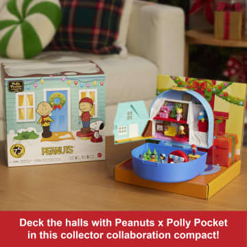 Polly Pocket Micro Dolls And Playset, Collector Peanuts Compact With 7 Accessories - Image 3 of 6