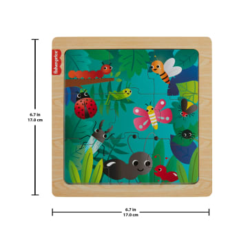 Fisher-Price Juguete para Bebés Rompecabezas Amigos de la Jungla de Madera - Image 2 of 3