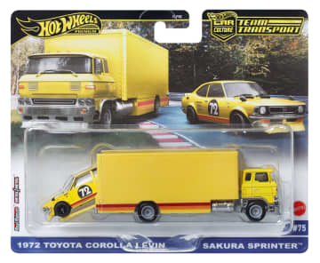 Hot Wheels Collector Vehículo de Colección Auto Transportador 72 Toyota Corolla Levin - Imagen 6 de 6