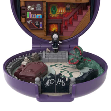 Polly Pocket Conjunto de Coleção Addams Family Collector Compact