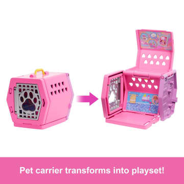 Barbie Chelsea Puppy Carrier Playset, Small Doll And Dog Carrier With Puppy Accessories - Imagem 3 de 6