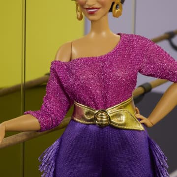 Barbie Signature Tribute Collection Debbie Allen Doll in Purple Fringe Pants And Legwarmers