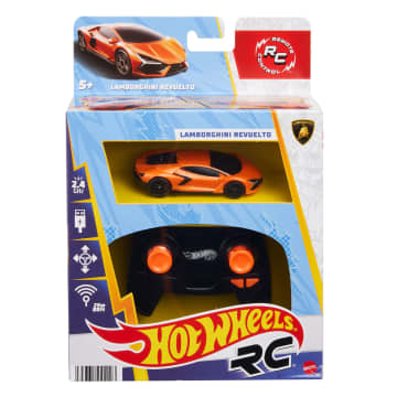 Hot Wheels RC 1:64 Scale Lamborghini Revuelto, Battery-Powered Remote Control & Rechargeable Car - Image 6 of 6