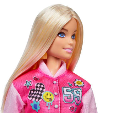 Barbie I Love School Toy Set With & 7 Accessories, Blonde Fashion Doll Wears Removable Look - Image 2 of 6