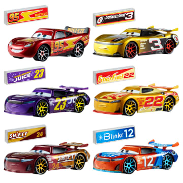 Disney And Pixar Cars Nascar Die-Cast Vehicles, 1:55 Scale Metal Toy Cars