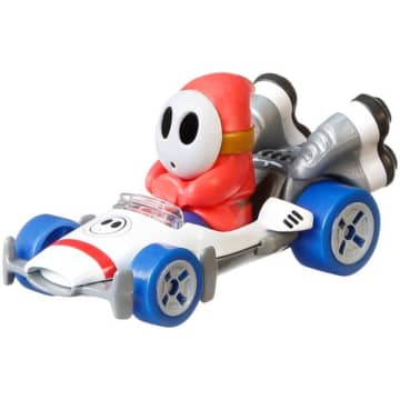 Hot Wheels Mario Kart Vehículo de Juguete Shy Guy B-Dasher