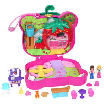 Polly Pocket Set de Juego Estuche de Osito de Fresa