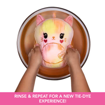 Barbie Tie-Dye Reveal Plush Toy, 7-Inch Stuffed Animal With Diy Washable Fabric Craft - Image 5 of 6