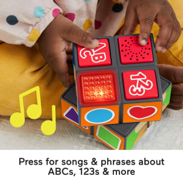Fisher-Price Baby Learning Toy With Lights And Music, Puppy's Activity Cube - French Version - Image 2 of 4