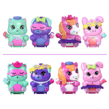 Polly Pocket Coffret Lapin Heure du Thé, Micro-Poupée, Lapins, Acc. - Imagen 3 de 6