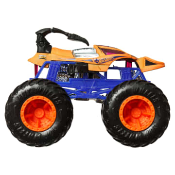 Hot Wheels Monster Trucks Vehículo de Juguete Camión Scorpedo + Auto Scorpedo