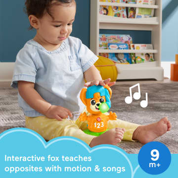 Fisher-Price Link Squad Opposites Fox Baby Learning Toy With Music & Lights - Image 2 of 6