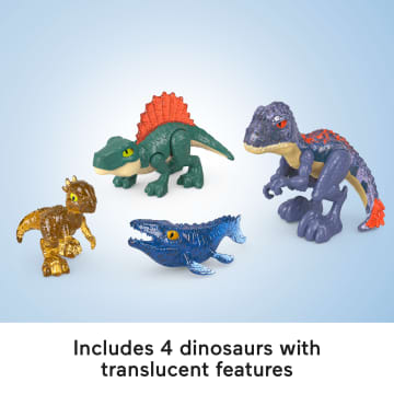 Imaginext Jurassic World EVo-Scanner Multi-Pack Light-Up Dinosaur Playset, 10 Toys - Imagen 4 de 6