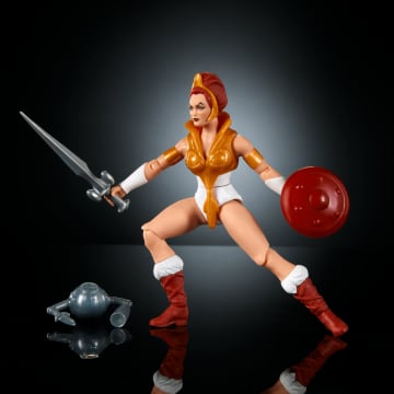 Masters of the Universe Origins Figura de Ação Coleção Cartoon Teela de 5.5