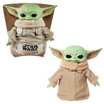 Star Wars Grogu Squeeze & Blink With Sounds Plush, Collectible Gift - Image 1 of 6