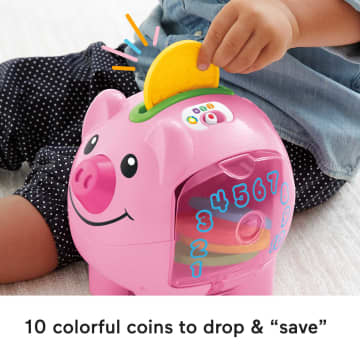 Fisher-Price Laugh & Learn Smart Stages Piggy Bank Baby & Toddler Learning Toy